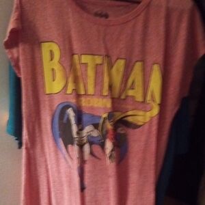 Batman Graphic Pink Tee - Short Sleeve